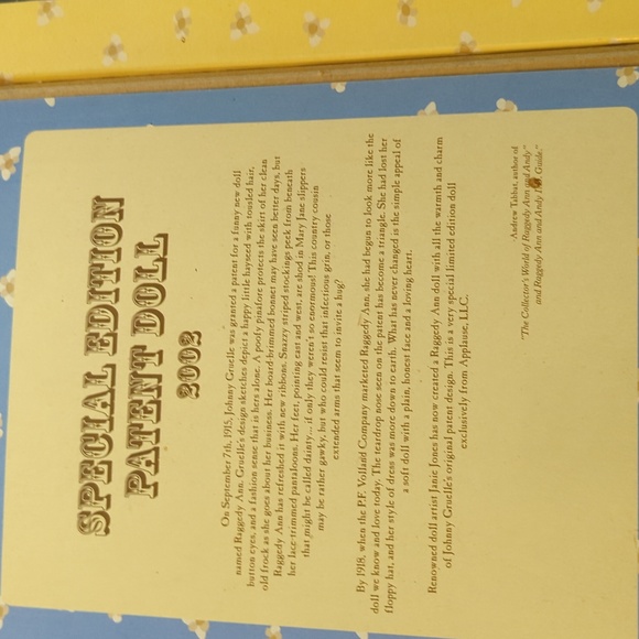 NIB 🏷️Special Edition Raggedy Ann Doll 2002 - Picture 3 of 6